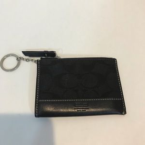 Coach keychain ID and credit card holder.
